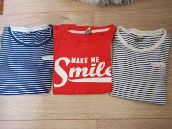 Lot de 3 tees shirts manches courtes été garçon 8 ans TAO
2