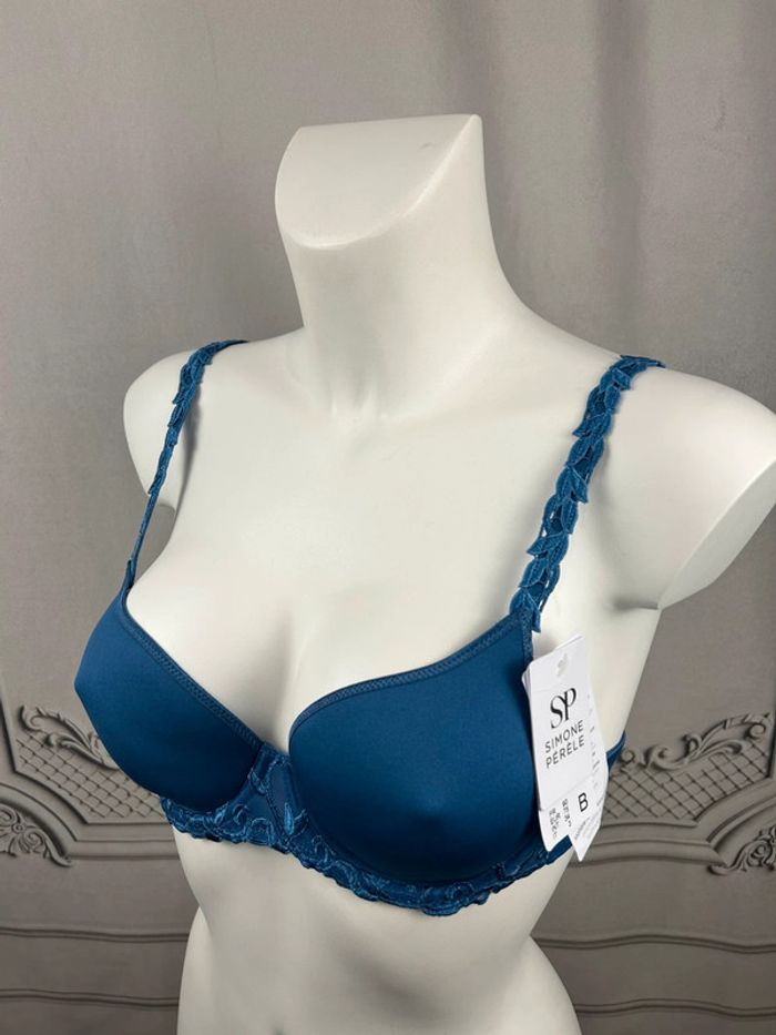 Soutien gorge Bleu Simone Pérèle 90B neuf