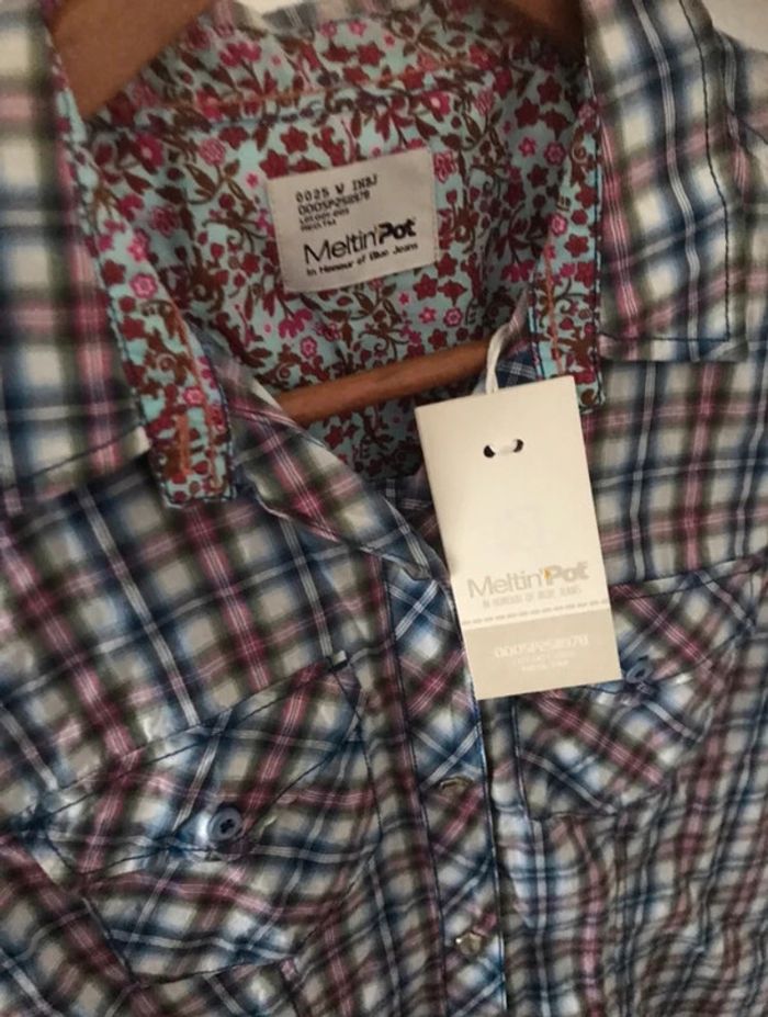Chemise femme marque Meltin’Pot neuve avec étiquette taille XS - photo numéro 14