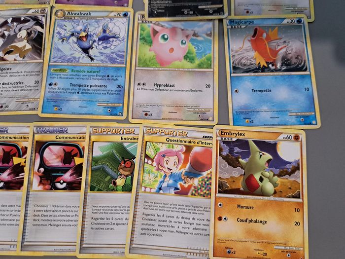 Lot de 29 cartes pokémon séries HGSS FR - photo numéro 5