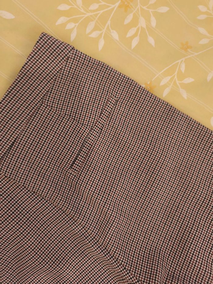 Pantalon Zara Basic Femme Taille M Carreaux - photo numéro 3