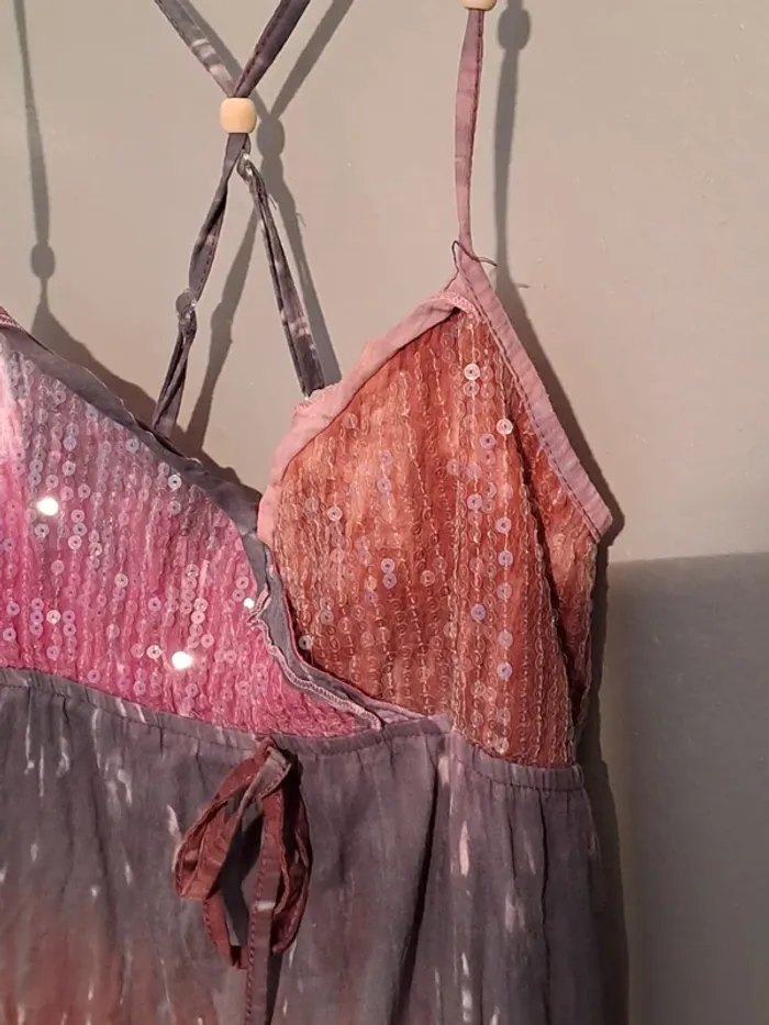 Débardeur ton violet - Marque Jolina - Taille 38 - Style vintage - Neuf avec étiquette. - photo numéro 6