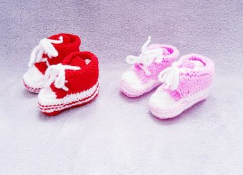 🍃 Lot de 2 paires de bottine en laine - 0/6 mois - Neuf 🍃