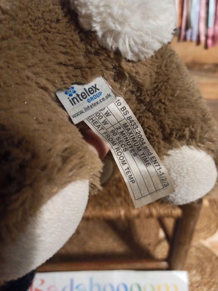 Peluche bouillotte lapin intelec - photo numéro 2