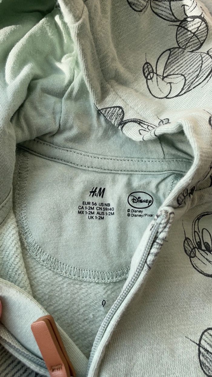 Ensemble H&M Disney 2 mois vert pâle - photo numéro 2