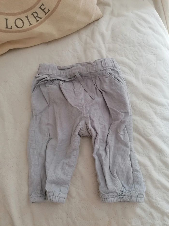 Sarouel en velour 12 mois