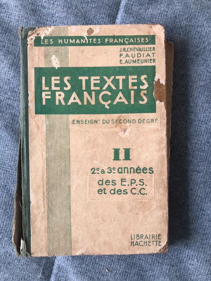 Les Textes Français Tome II - 2ème et 3eme années