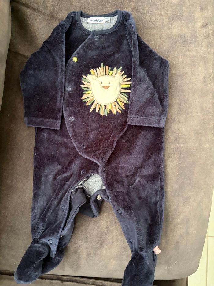 Pyjamas velours ourson - photo numéro 3