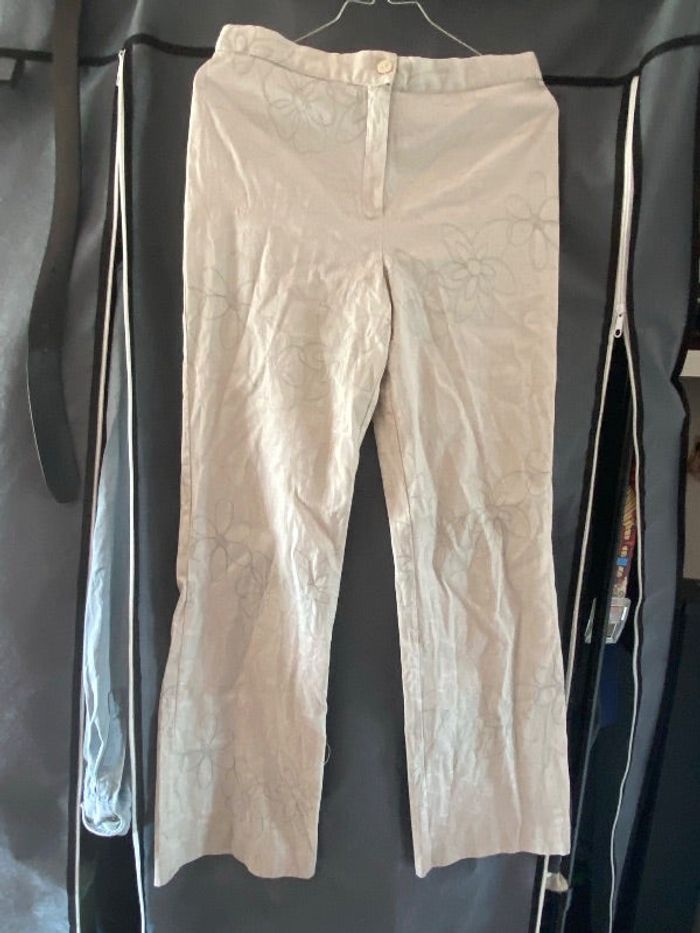 Pantalon vintage fleuri