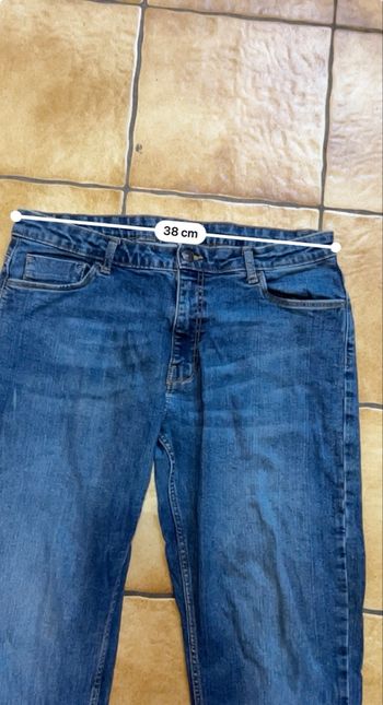 Jean Kiabi Regular 👖 Taille 42 (L30) - Bleu Médium - Très Bon État