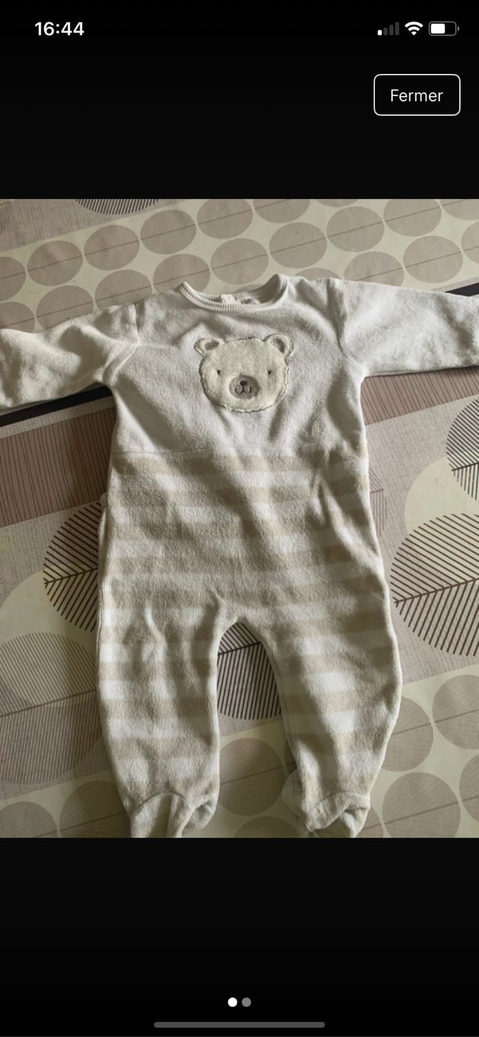 Lot de 9 pyjamas 3 mois - photo numéro 5