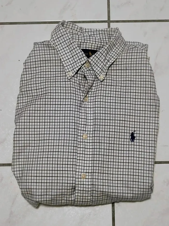 🌟 Chemise Ralph Lauren vintage à carreaux – Élégance intemporelle - photo numéro 4
