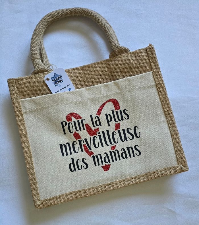 Sac jute maman personnalisé ✨️