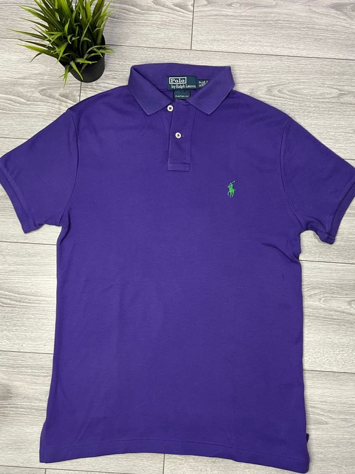 Polo Ralph Loren violet - Taille S - Homme - photo numéro 2
