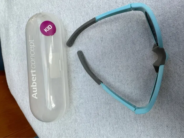 Lunette de soleil bébé Aubert bleu ciel - photo numéro 6