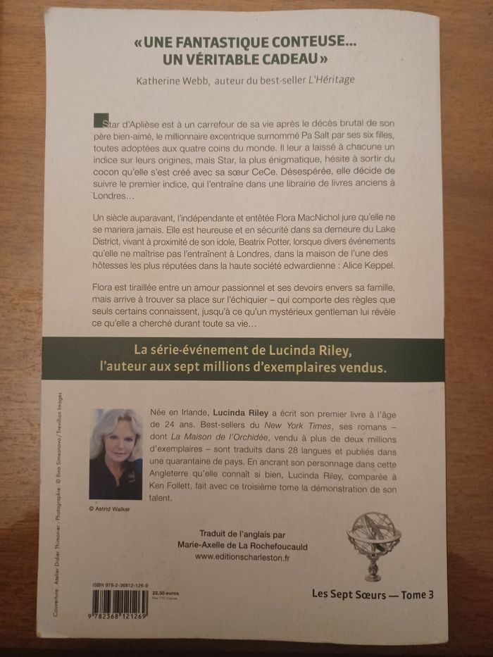 Livre de Lucinda Riley - photo numéro 2