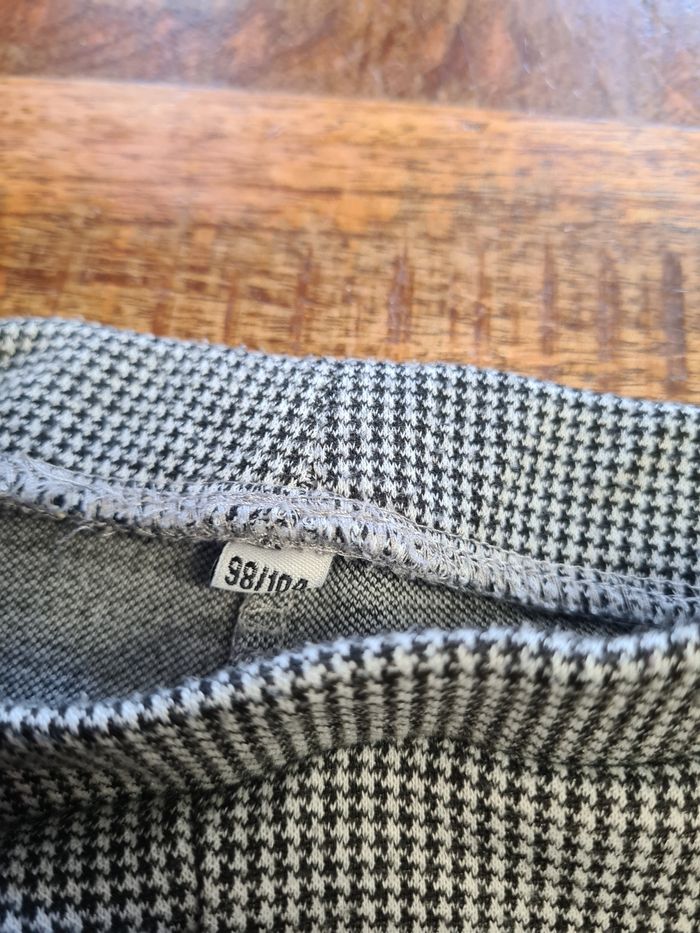 Pantalon à carreaux fin jambe évasée 4ans - photo numéro 3
