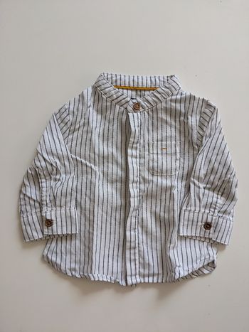 Chemises a rayures - 1 mois