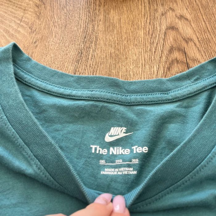 T.shirt manches courtes Nike turquoise pour homme, taille XXXL (3XL) - photo numéro 5