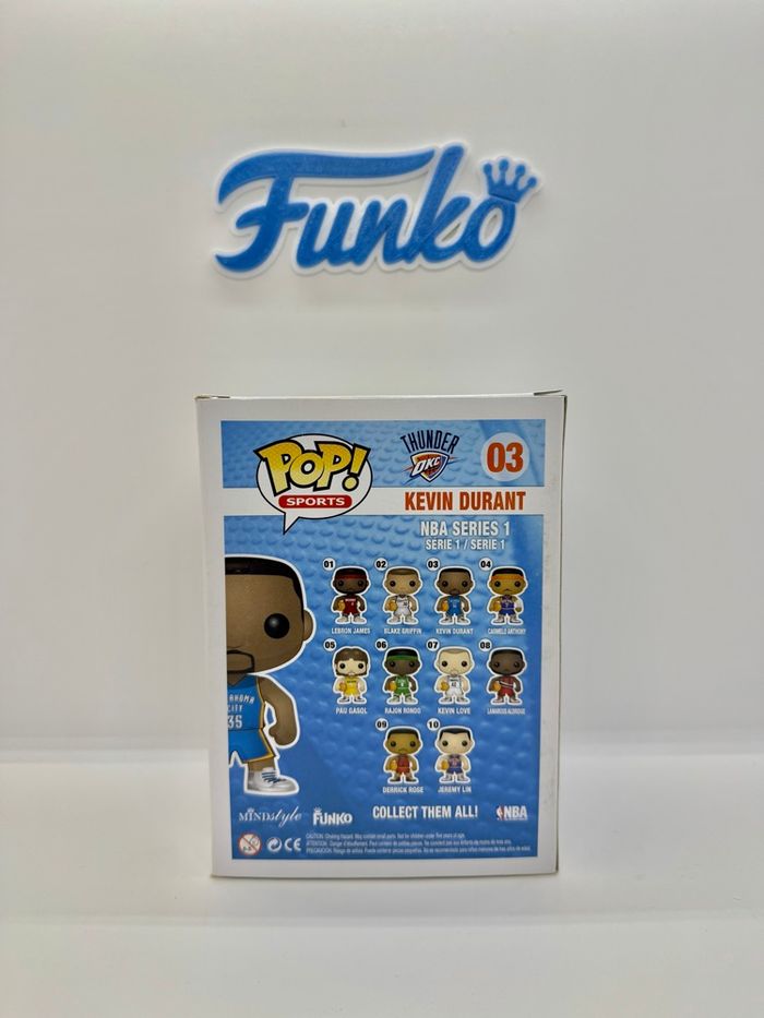 Funko Pop NBA Oklahoma City Kevin Durant 03 - photo numéro 5