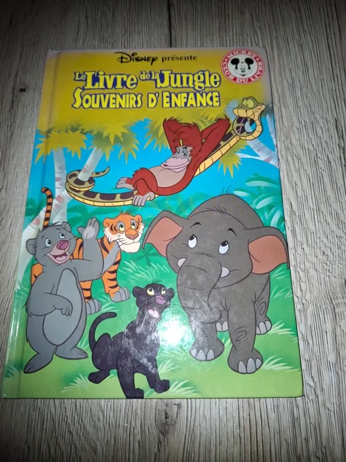 Livre le livre de la jungle  souvenirs d'enfants