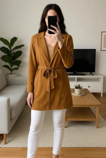 Trench léger camel Forever 21 - taille S