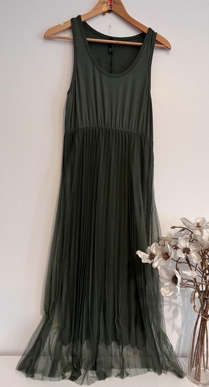 Superbe fond de robe / robe kaki 🤍🤍 - photo numéro 5