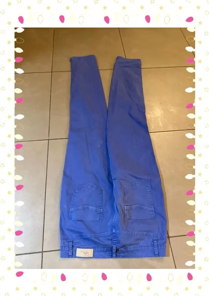 Pantalon bleu femme taille 44 LCDN - photo numéro 6
