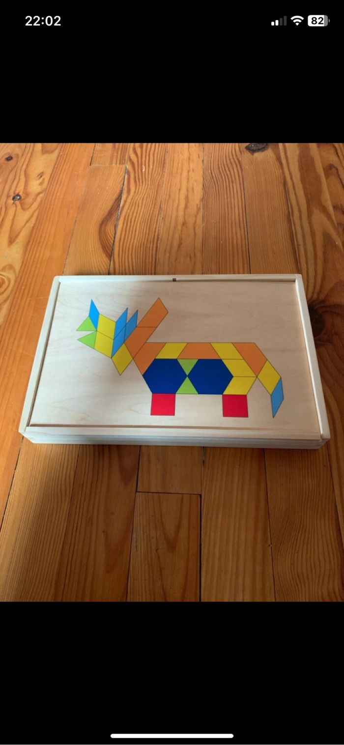 Jeu de mosaïque en bois - photo numéro 3