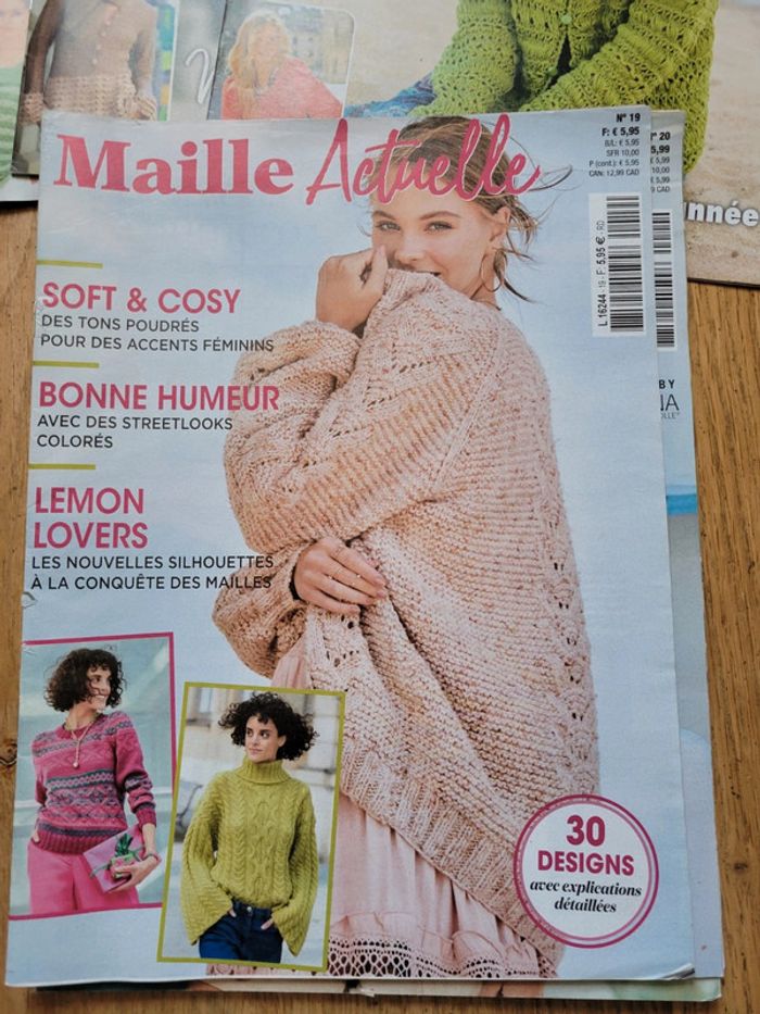 Lot de 9 magazines de tricot femme - photo numéro 5
