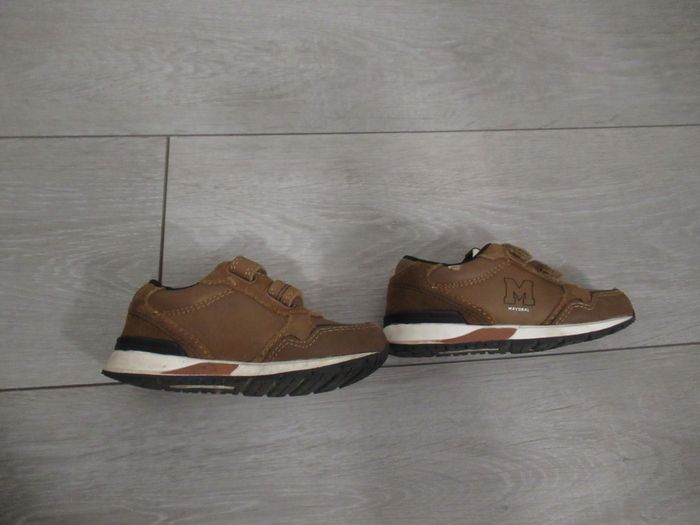 Chaussures baskets marrons à scratch taille 23 Mayoral - photo numéro 3