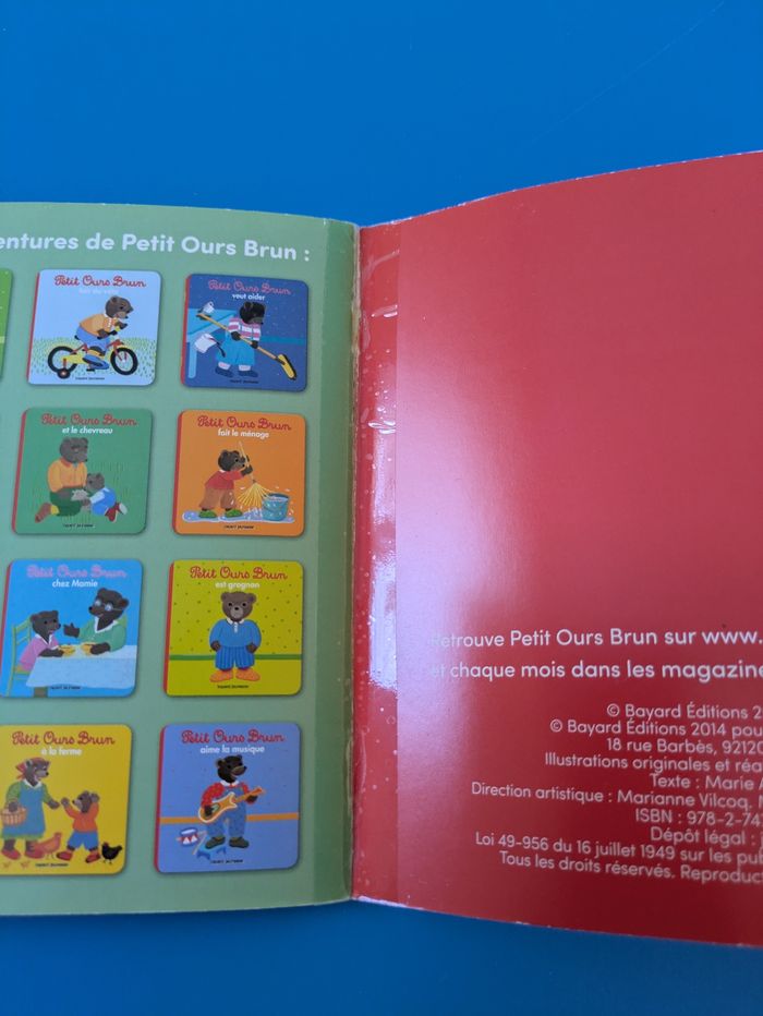 3 livres souples Petit ours Brun - photo numéro 3