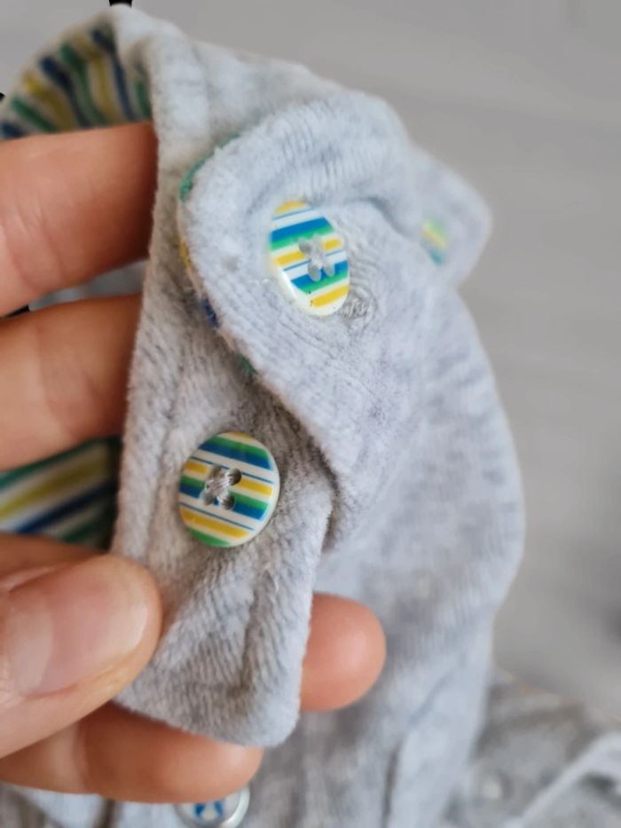 Ensemble garçon salopette velours t-shirt manches longues - photo numéro 9