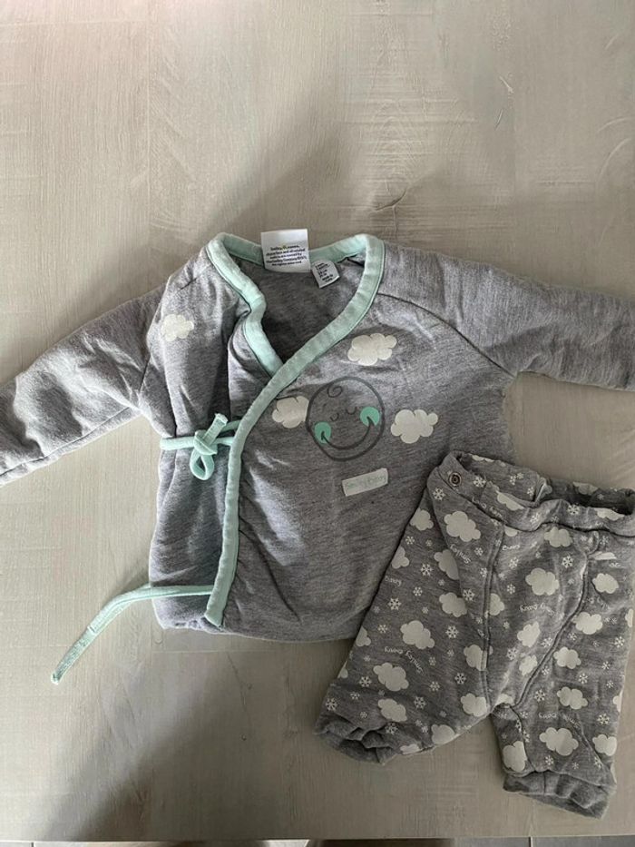 Ensemble bébé chaud 1 mois 54cm Smiley baby