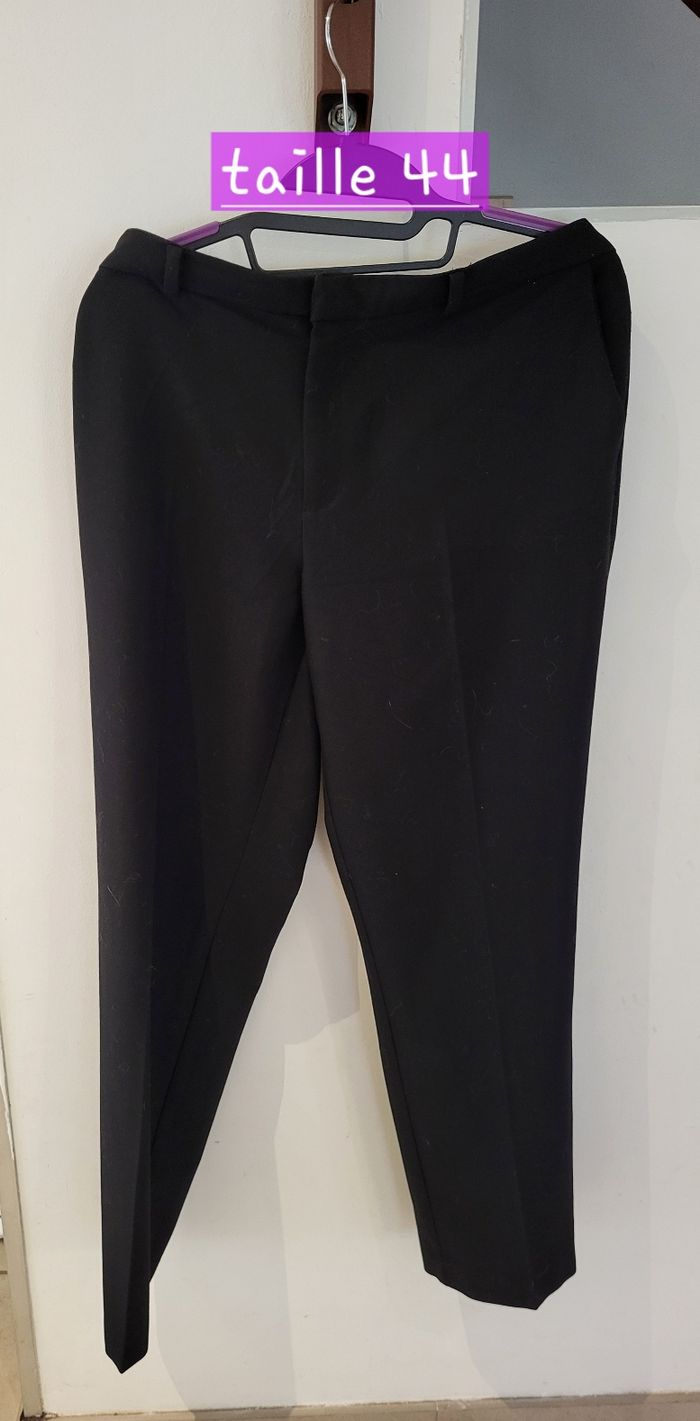 Pantalon noir femme taille 44 kiabi