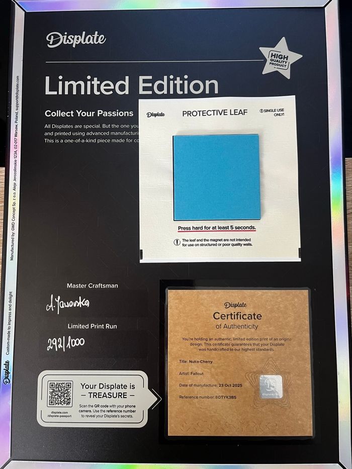 Displate Limited Édition Nuka cherry Girl - photo numéro 2