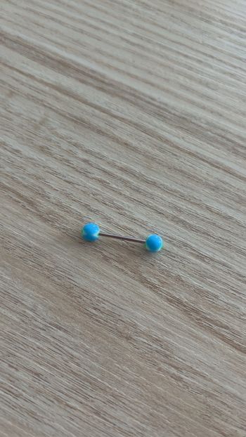 Piercing à la langue en acier inoxydable