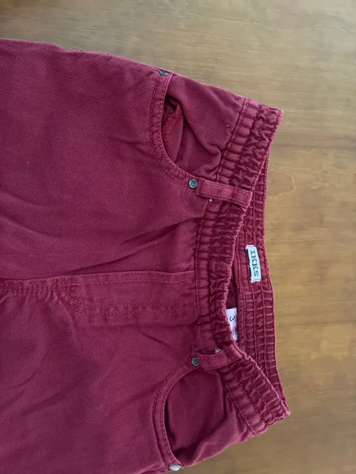 Jeans ikks bordeaux 3 ans - photo numéro 3