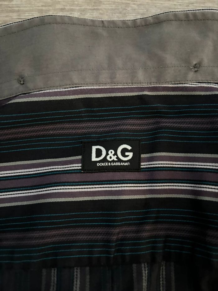 Chemise rayée D&G Dolce & Gabbana - photo numéro 4