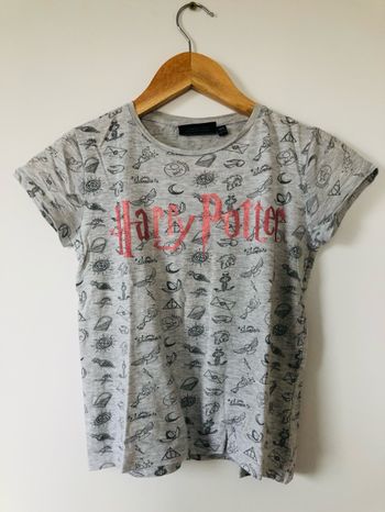 Tee shirt Harry Potter fille 10 ans gris