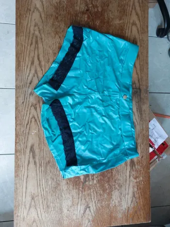 Short bleu menthe