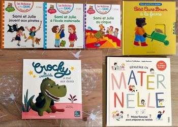 Lot 6 livres p’tit Sami et Julie, imagier pop-up maternelle, ours brun et Crocky 3 - 5 ans
