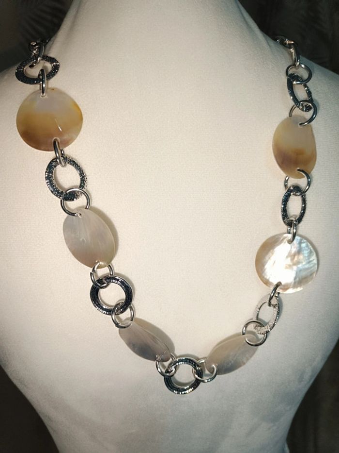 Collier bohème ⭐coquillage nacré⭐ - photo numéro 2