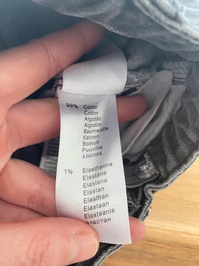 Jeans vertbaudet gris - photo numéro 7