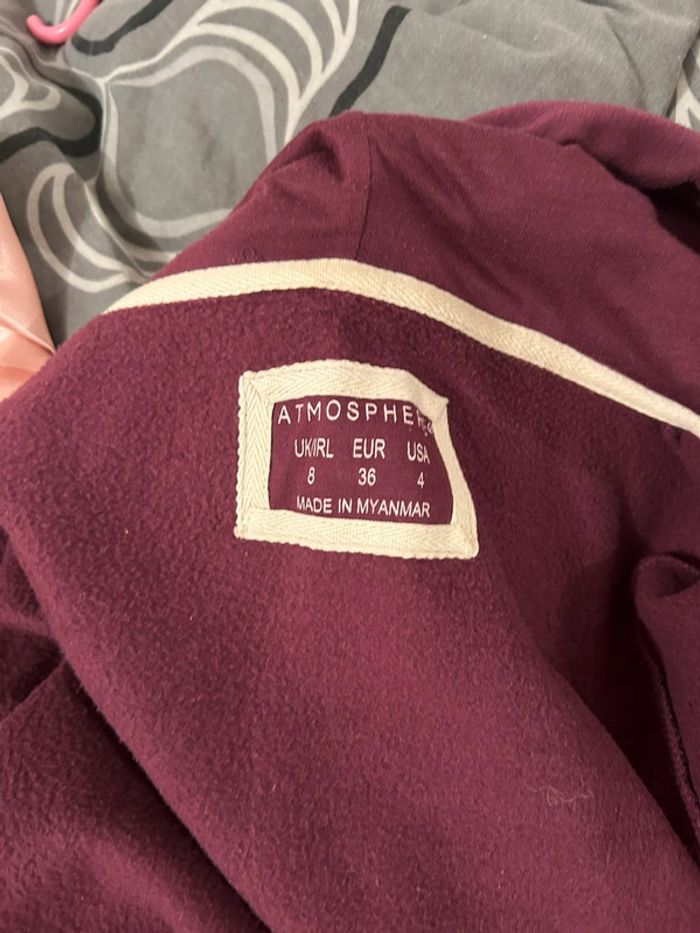 Gilet bordeaux primark S XS - photo numéro 3