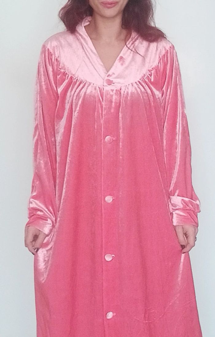 Chemise de nuit en velours vintage grande taille - photo numéro 9