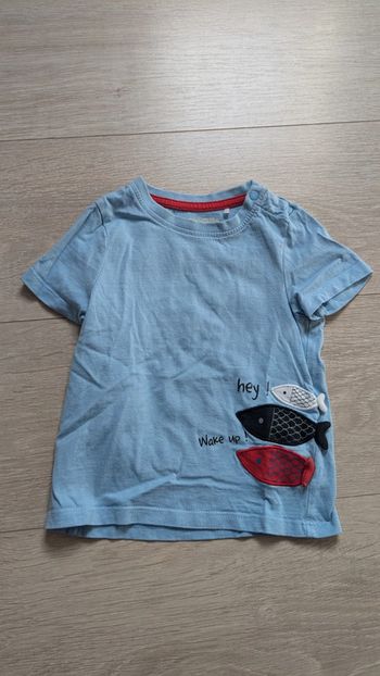 T shirt bleu bébé 18 mois orchestra