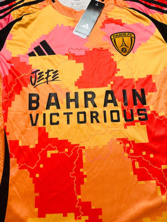 Maillot concept foot Paris FC orange jefe taille M - photo numéro 4