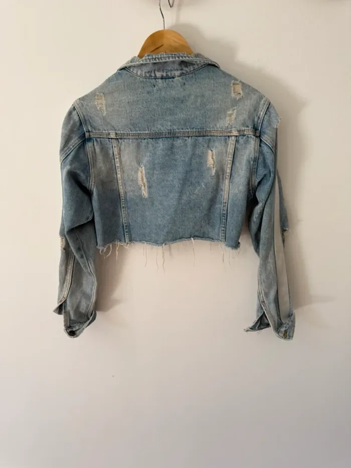 Veste en jean courte - photo numéro 7
