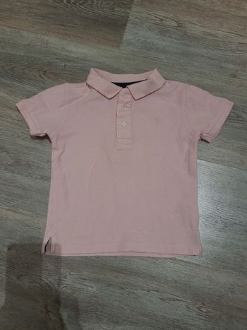 Polo rose manches courtes